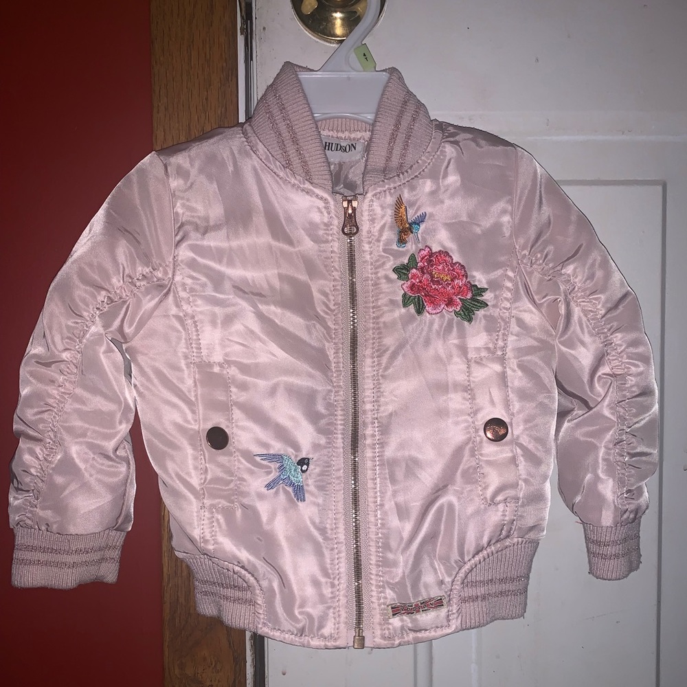Hudson Toddler bomber jacket.